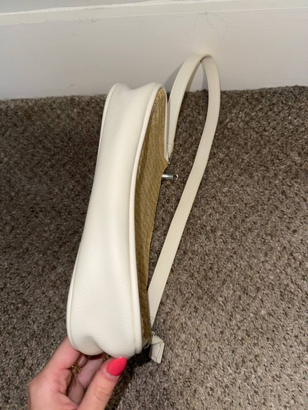 wild fable white and Natural Woven Shoulder Bag - Picture 3 of 5